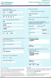 Replacement P45 Form Online